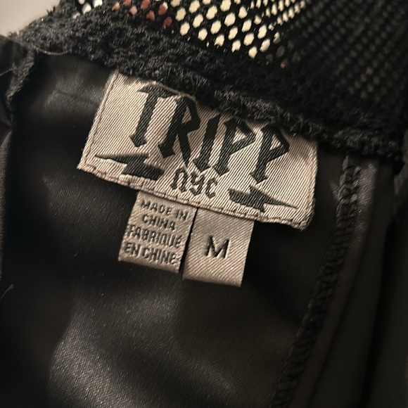 TRIPP NYC Pleather/Fishnet Dress - Picture 15 of 17